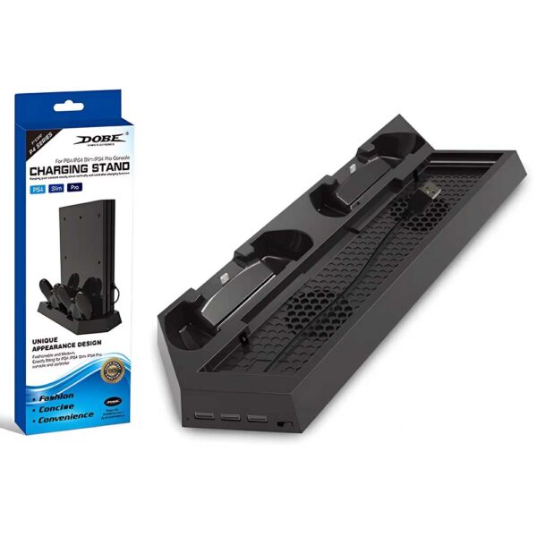 استند شارژر و خنک کننده Dobe TP4-023B برای همه مدل های PS4 اورجینال