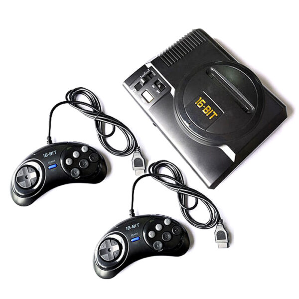 کنسول بازی سگا مدل Super mini for M D 16 bit | همراه 208 بازی | بازسازی‌شده
