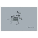 ماوس پد گیمینگ طرح Windows سایز 24*37 CM
