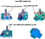 آنالوگ دسته PS4 - درجه ۱ قطعه آلپس اصلی - Image 3