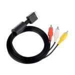 کابل پلی استیشن 2 کامپوننت به RCA مناسب برای پلی استیشن 1و2و3 - سه فیش