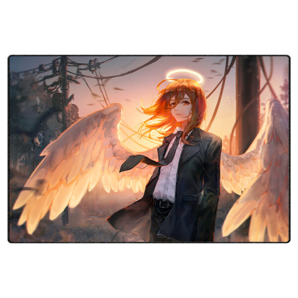 ماوس پد گیمینگ طرح Angel Devil سایز 24*37 CM