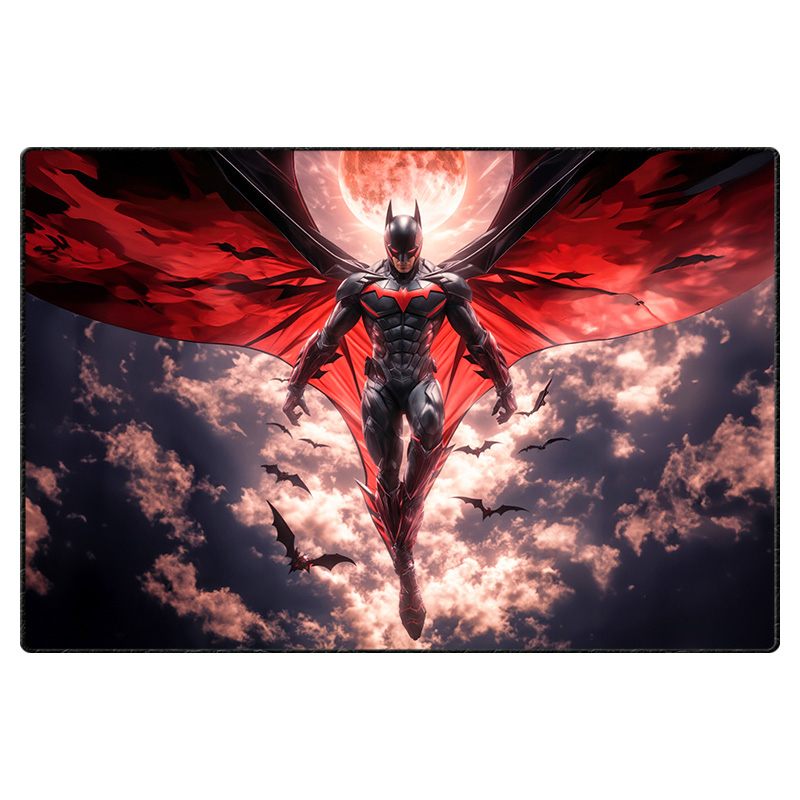 12-1.jpg ماوس پد گیمینگ طرح BATMAN سایز 24*37 CM - Image 1