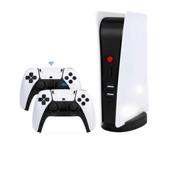 کنسول بازی کلاسیک 4K مدل PS5 با دسته بازی بی سیم 128 گیگ
