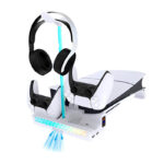 پایه افقی و خنک کننده چندمنظوره PS5 PGTECH مدل GP-533 RGB