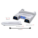 پایه خنک کننده و شارژر PS5 دابی مدل TP5-3532D - Image 7