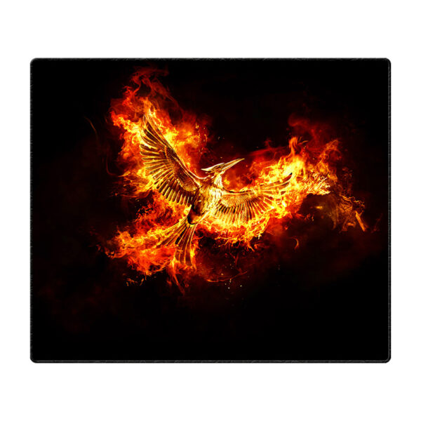 ماوس پد گیمینگ طرح Firebird سایز 20*24 CM