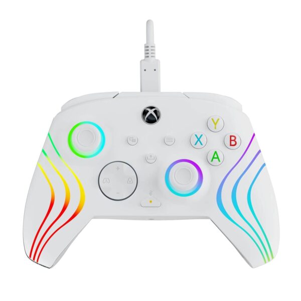 دسته بازی مخصوص XBOX مدل PDP طرح Afterglow Wave White