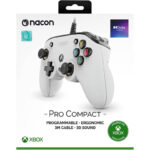 دسته بازی سیمدار xbox مدل NACON WIRED OFFICIAL PRO COMPACT سفید - Image 4