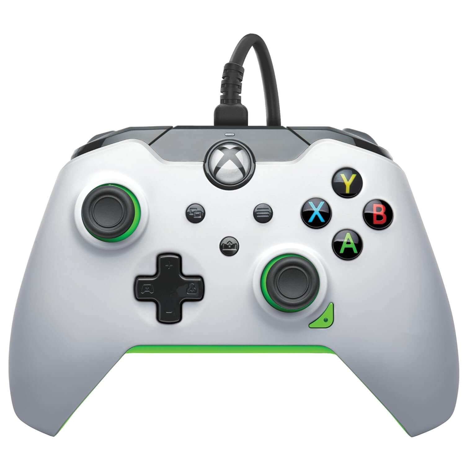 61luj-nGlQL._SL1500_.jpg دسته بازی مخصوص XBOX مدل PDP طرح Neon White - Image 1