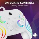 دسته بازی مخصوص XBOX مدل PDP طرح Afterglow Wave White - Image 12