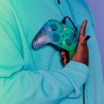 دسته بازی مخصوص XBOX مدل PDP طرح Rematch Glitch Green - Image 8