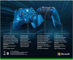 دسته بازی ایکس باکس Series S-X اورجینال چندرنگ | Xbox Wireless Controller Sky Cipher - Image 2