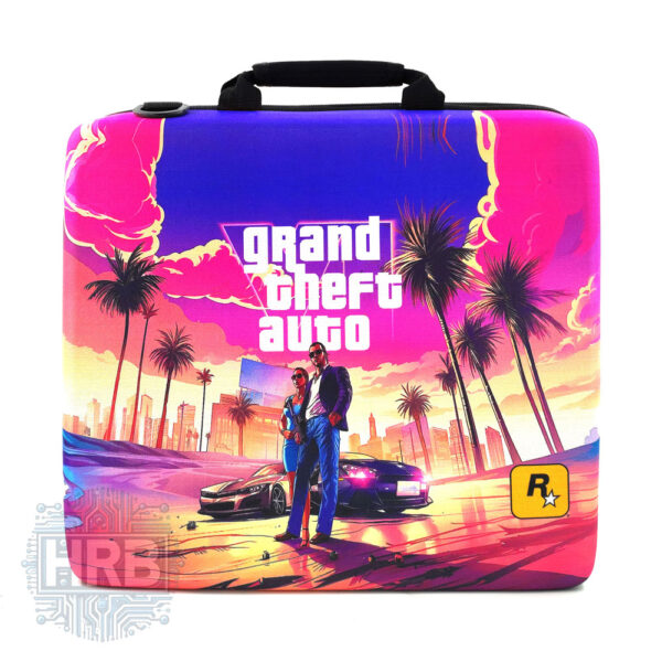 کیف کنسول PS4 طرح GTA VI - چهار کاره