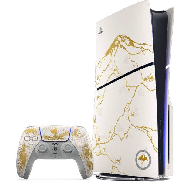 کنسول بازی PS5 اسلیم استاندارد نسخه شبح یوتی | Ghost of Yotei Gold Limited Edition