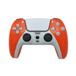 دسته بازی PS4 طرح PS5 مدل T29 سفید نارنجی