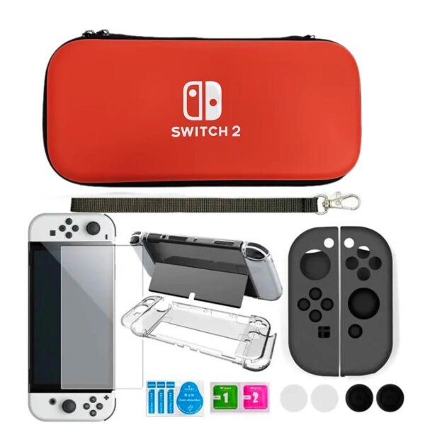 کیف کنسول Nintendo Switch 2 چند کاره قرمز