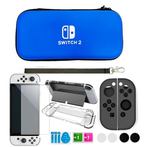 کیف کنسول Nintendo Switch 2 چند کاره آبی