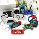 جاکلیدی طرح دسته PS5 قرمز مشکی - Image 2
