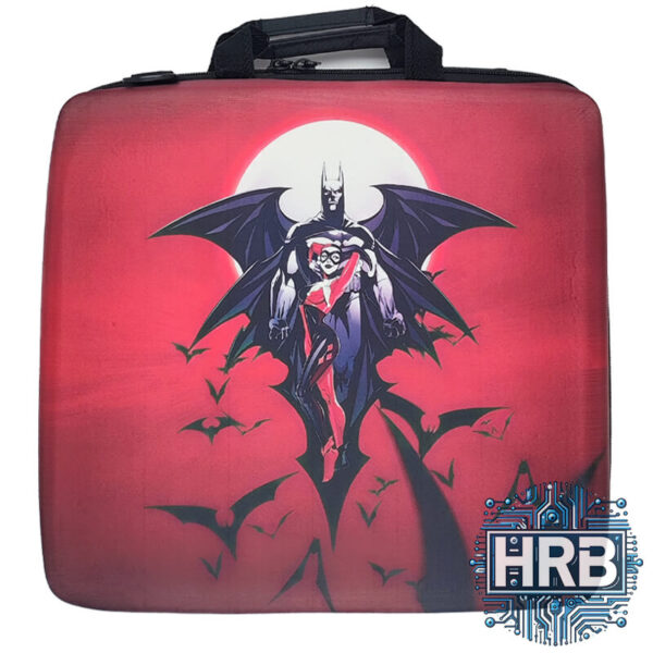 کیف کنسول PS4 طرح Batman and Harley Quinn