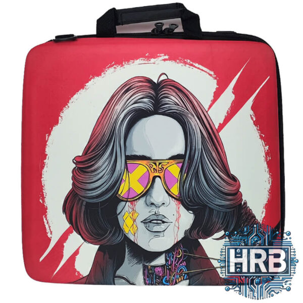 کیف کنسول PS4 طرح Cyber Girl