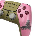 دسته بازی PS5 شبح یوتی شکوفه های گیلاس | DualSense wireless Ghost of Yotei Cherry Blossom - Image 2
