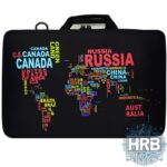 کیف کنسول PS5 اسلیم طرح World Map - سه کاره