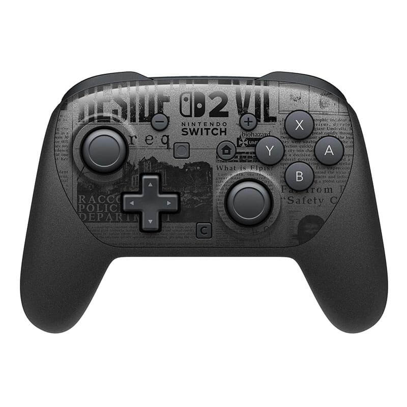 81XiZRzzYNL._SL1500_ دسته بازی اورجینال نینتندو سوییچ 2 مدل Pro Controller طرح رزیدنت اویل - Image 1