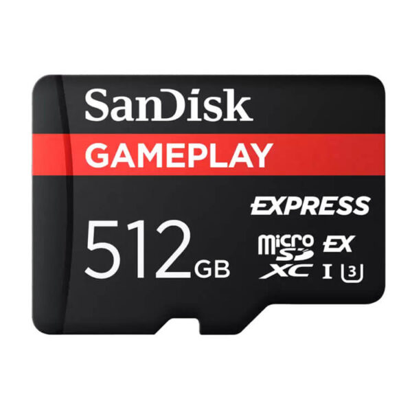 کارت حافظه میکرو اس دی سن دیسک مدل GamePlay Express ظرفیت 512 گیگابایت