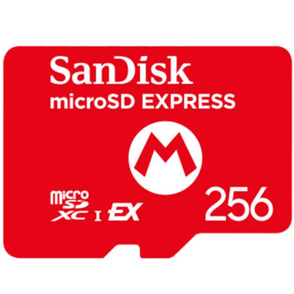 کارت حافظه سن دیسک microSD Express ظرفیت 256 گیگابایت مناسب نینتندو سوییچ 2