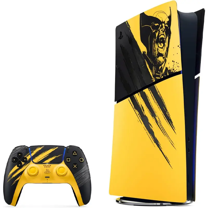 PlayStation-5-Digital-Edition-Console-–-825GB-Marvel's-Wolverine-Battle-Yellow-Limited-Edition-Bundle_hrb.ir تصویر کنسول پلیاستیشن 5 دیجیتال باندل زرد رنگ بازی Marvel's Wolverine در فروشگاه همراه رایانه بهسان