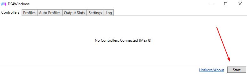 رفع مشکل نشناختن دسته در DS4Windows با دکمه استاپ و استارت